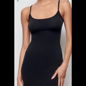 NWT Skims Fits Everybody Slip Dress Onyx XL